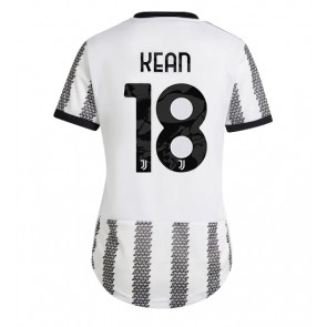 Juventus Moise Kean #18 kläder Kvinnor 2022-23 Hemmatröja Kortärmad